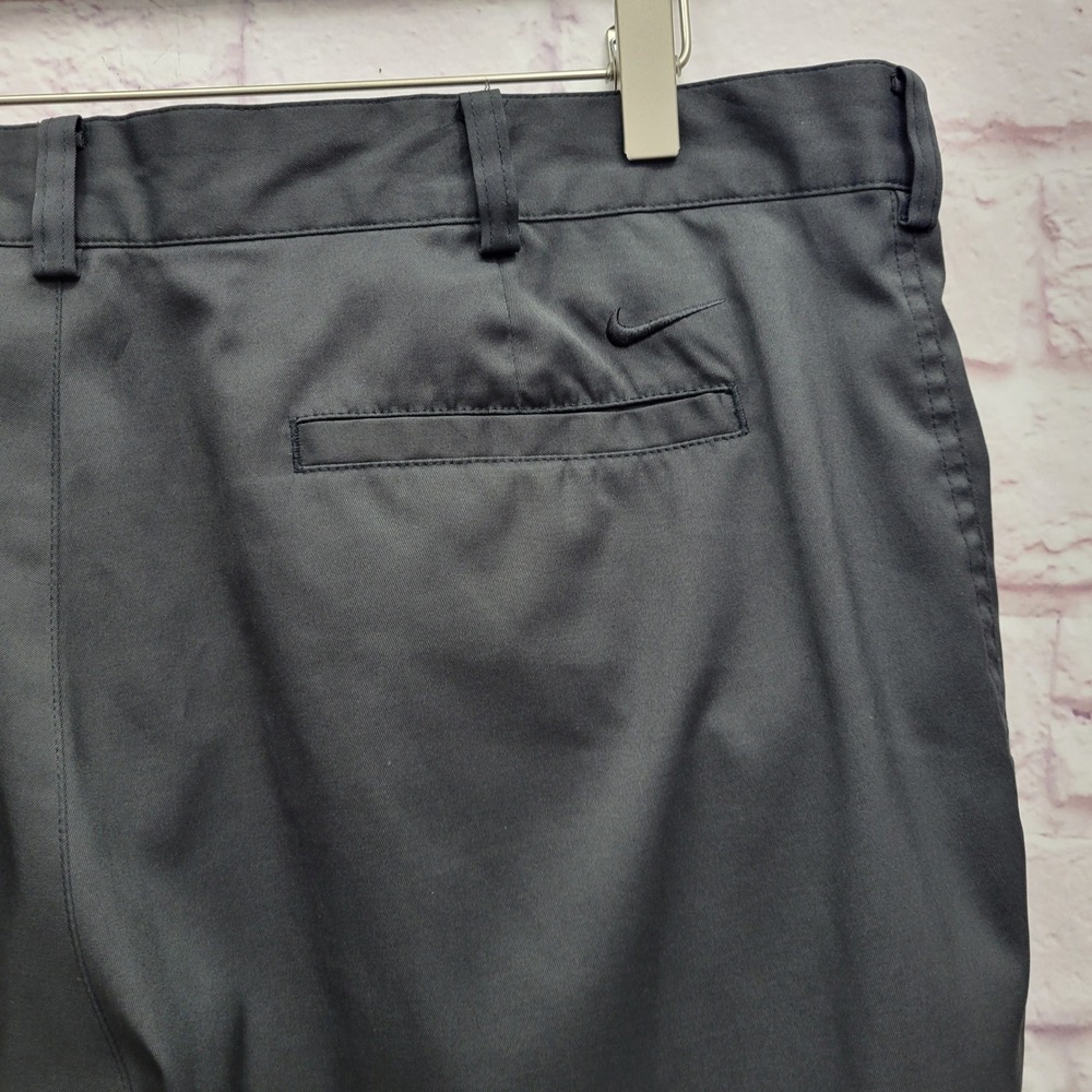 Nike Golf Black Dri Fit Chino Pants 38x30 Fits 40 Performance Athleisure Gorp - Picture 4 of 9